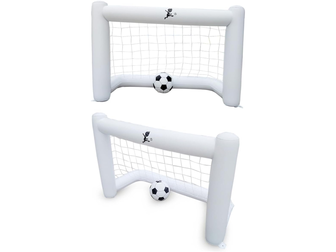 Portería De Fútbol Inflable Con Red/jaula