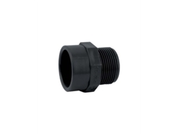 Conector macho mixto para unión de PVC-U, rosca de presión macho de 32 mm