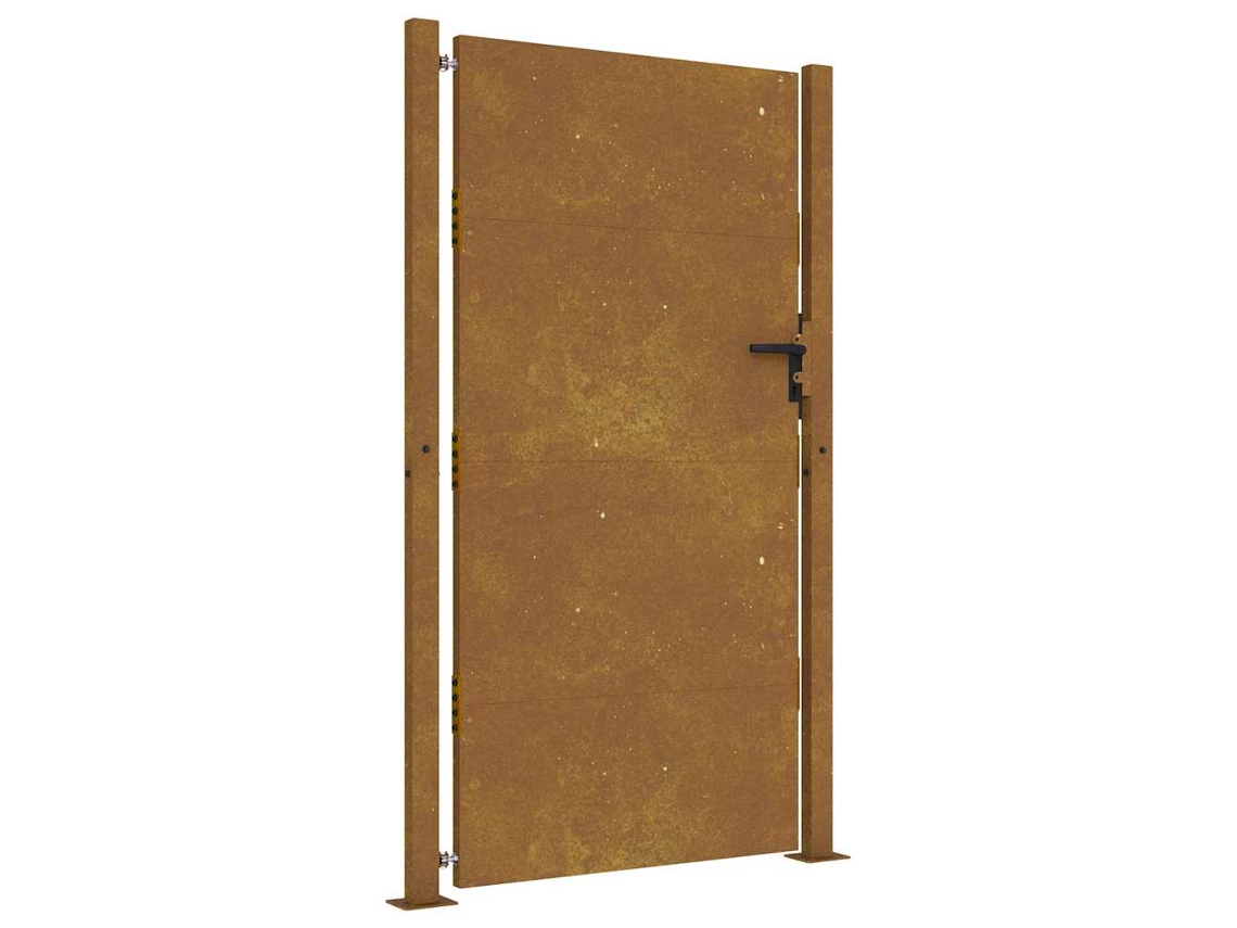 Maison Exclusive - Puerta De Jardín 100x175 Cm De Acero Corten