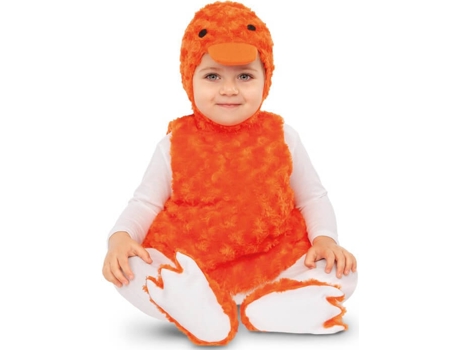 Disfraz de Bebé DISFRAZZES Patito Naranja (Talla: 6 a 12 meses)