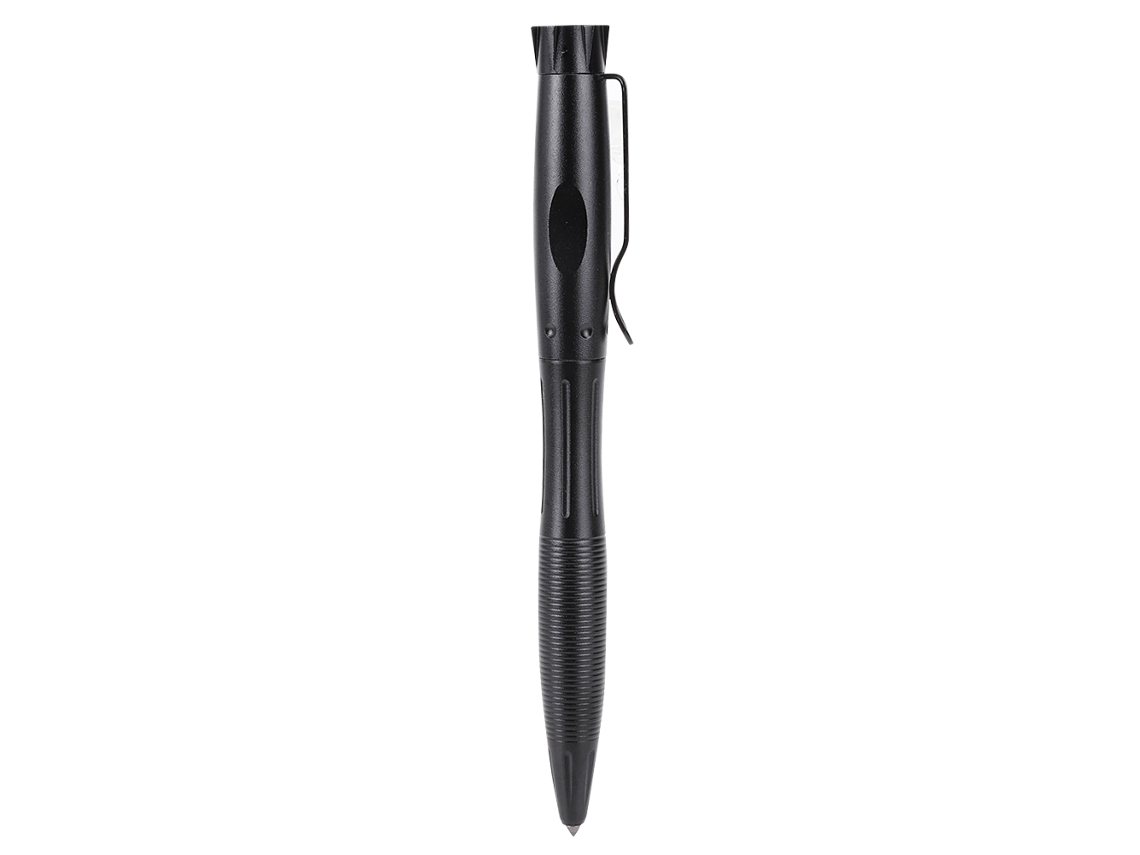 Pluma Táctil De Aluminio Con Rompevidrios Y Defensa Personal Herramienta De Supervivencia Exterior Edc 0.5mm Negro