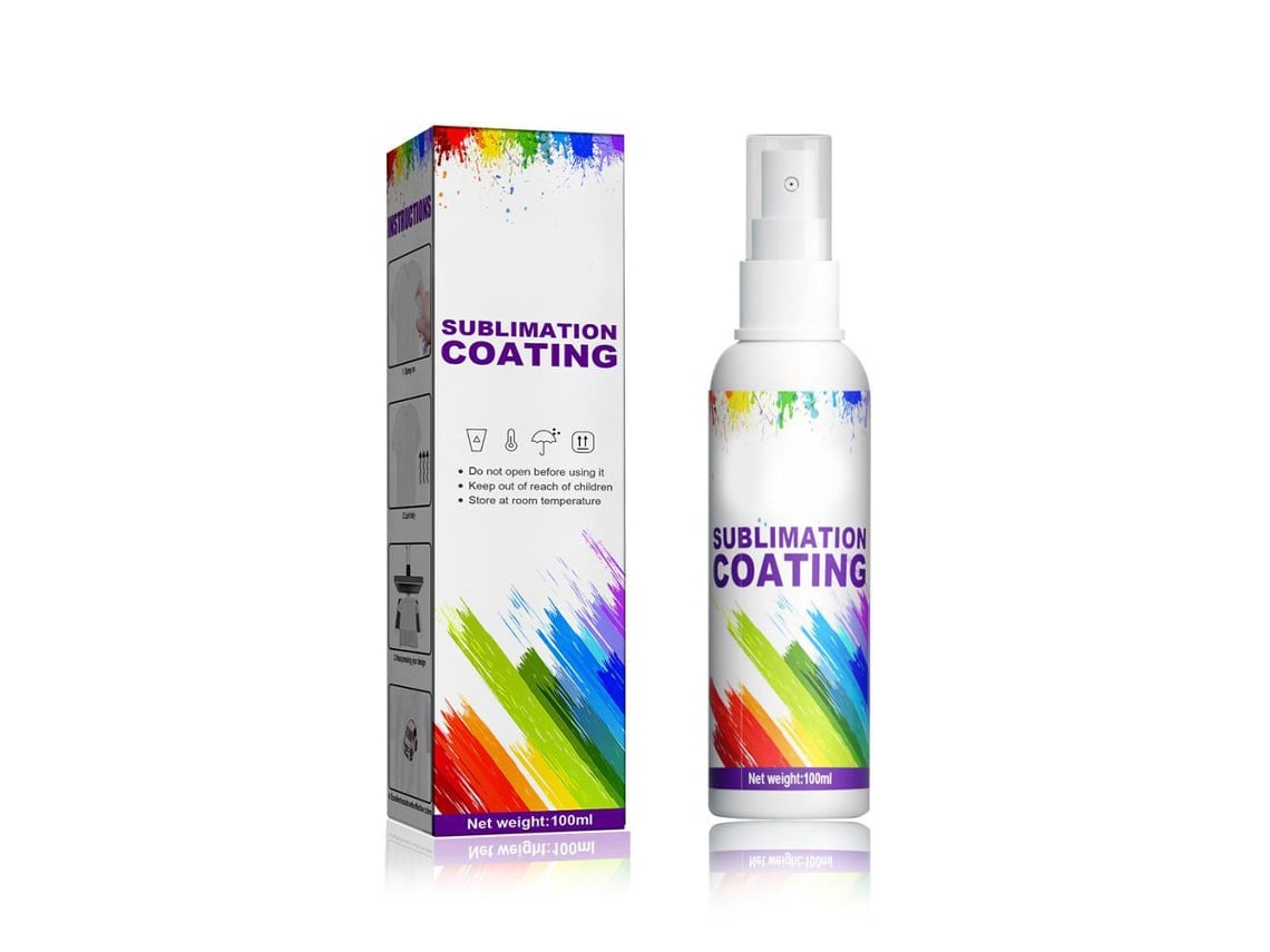 Spray De Recubrimiento Por Sublimación De 100 Ml, Resistente A Las Manchas Y Multiusos Para Camisetas.