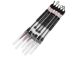 6pcs Pincel De Agua Chino Con Relleno De Pistón Para Practicar Caligrafía En Tela De Escritura Con Agua