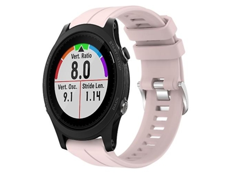 Correa para Garmin Forerunner 935 22 mm Correa de reloj deportivo de silicona rosa claro VENISYMLIS