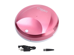 MEOIRUERY Aspiradora de Suelo Automática Inteligente con Recarga USB para Limpieza del Hogar (Rosa)