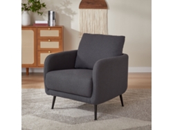 Sillón de diseño gris ratón EMMA