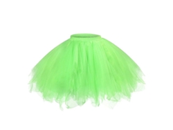 2026-falda Corta De Tule Mesh Para Mujer Princesa Con Cintura Elástica Baile Casual Fiesta Playa Tllrock