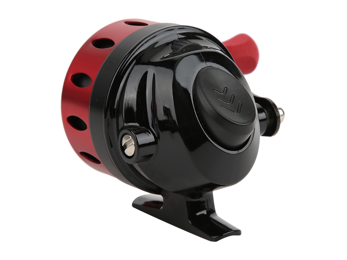 2026rebe-carrete De Pesca De Metal Aleación Aluminio Engranaje Alto Ratio Cubierta Delantera Tr35 Rojo Negro