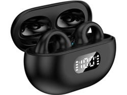 Auriculares de conducción ósea, auriculares inalámbricos con clip para la oreja, auriculares de conducción ósea abiertos, auriculares Bluetooth.