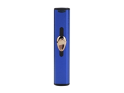 Encendedor Electrónico Portátil Mini Recargable Por Usb Para Fumar Resistente Al Viento (azul)