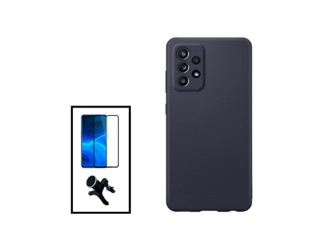 Kit De Película De Vidrio Templado De Cubierta Completa 5D Soporte Magnético De Coche Reforzado Con Silicona Líquida Para Samsung Galaxy A33 5G - N...