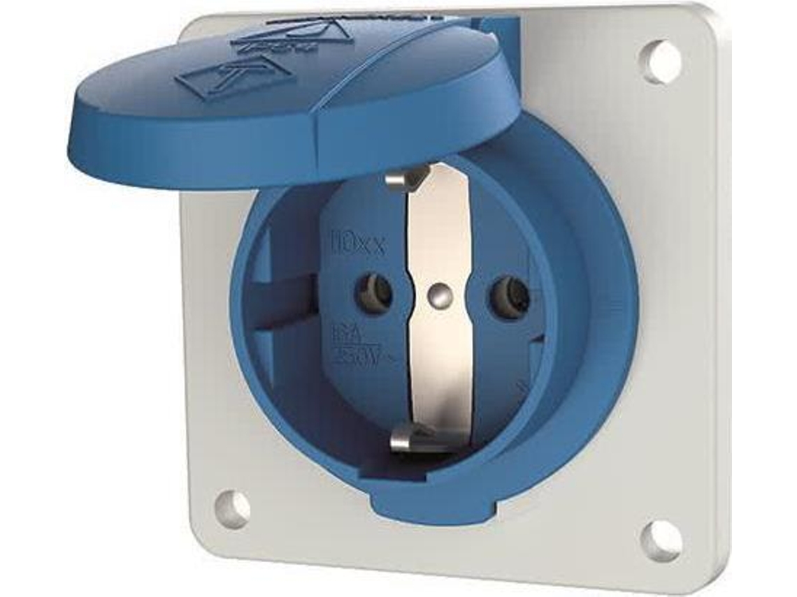 Elektrotechnik Gmbh Co. Kg Schuko surface-mounted socket 16a 2pe 230v Bl 11011f Mennekes (11011f)