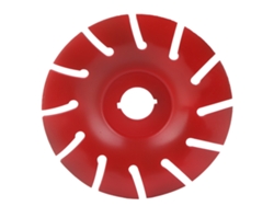 Disco De Gravura Em Madeira 125mm Aço Inox 12d Acessório Para Esmerilhadeira Ângulo Vermelho