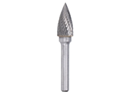 Broca de retificação rotativa em arco pontiagudo de 2 cortes, haste de 6 mm, carboneto YG8 GX1225