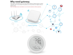 2026-sensor De Temperatura Y Humedad Zigbee Tuya Con Pantalla Lcd Precisión Alta Para Automatización Hogar