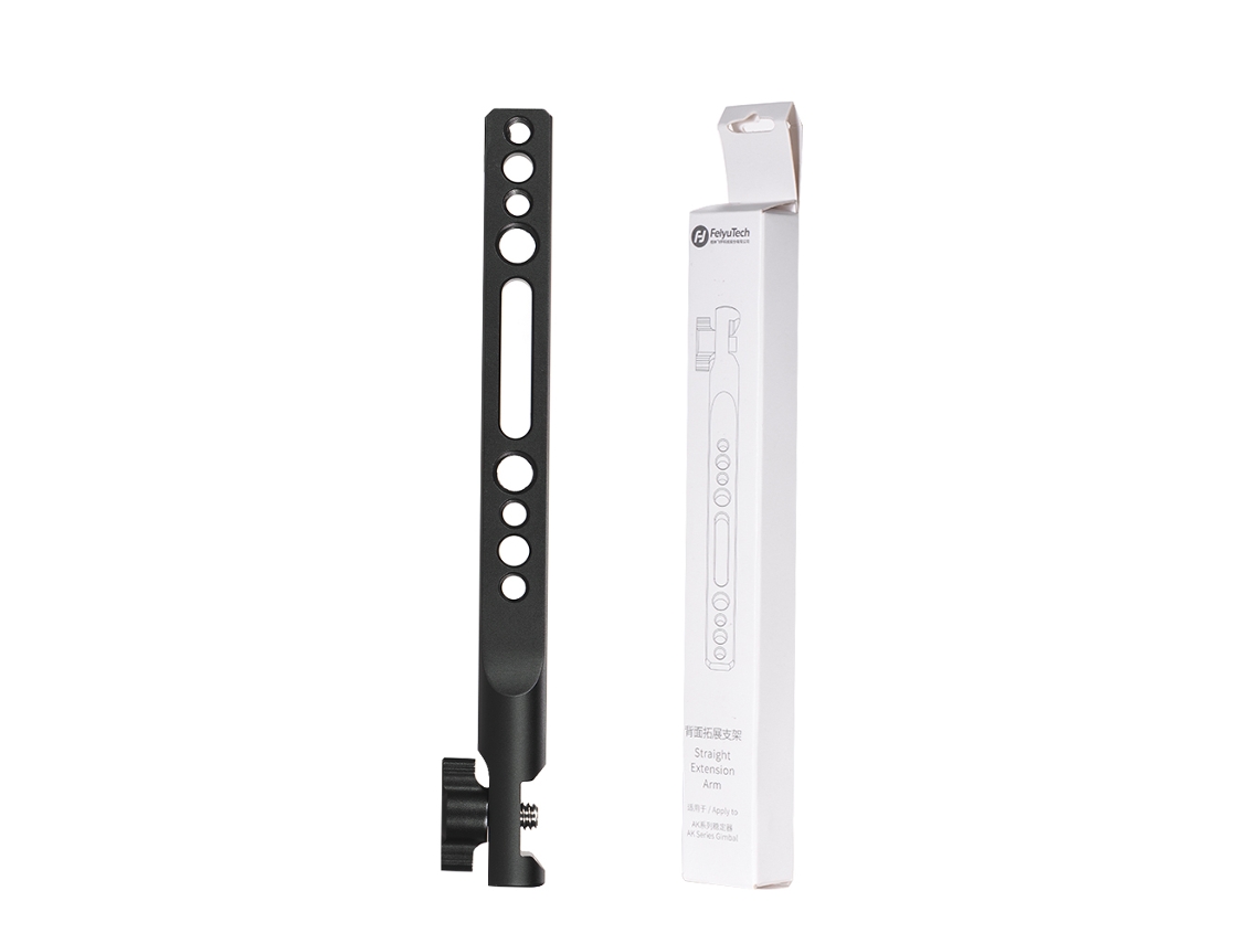 Brazo extensible para estabilizador Feiyutech serie Ak, soporte de aluminio con 1/4'' y 3/8'', accesorio portátil para fotografía.