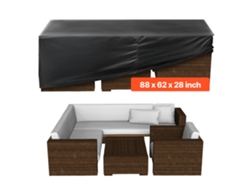 Juego de Fundas Impermeables para Muebles de Jardín 224x158x71cm Tekmaquinas