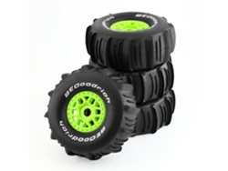 Neumáticos Blancos A4pcs 1/7/8 Camiones Pista Corta Ruedas Todoterreno Neumáticos Hexágono 17mm Rc Udr 85086-4 Arrma Mojave Yk4072 Df7