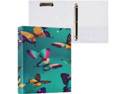Besportble Juego De Mariposa Verde Y Anillas Flexibles Con Su Diseño Adaptable 27,9 X 21,6 Cm 27 X 31,5 X 6 Cm