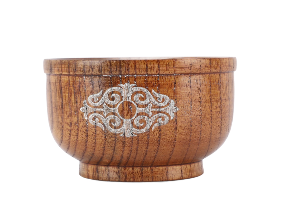 Vaso grande de acero inoxidable SUS304 de 380 ml con borde dorado