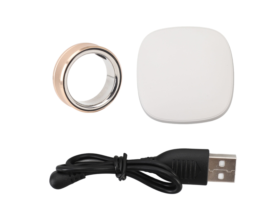 Anillo Inteligente, Monitor De Actividad Física, Monitor De Sueño, Monitor De Temperatura, Resistente Al Agua, Recargable, Color Dorado, Tipo 23