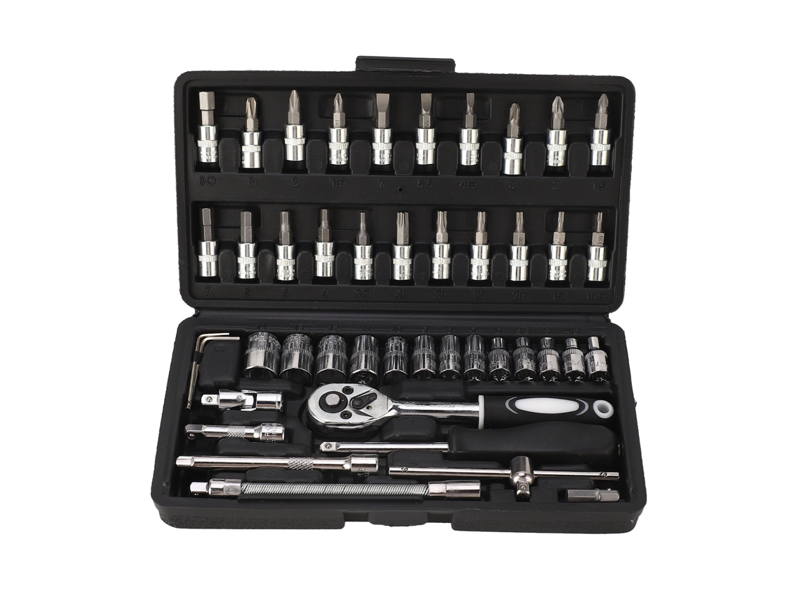 Kit De Herramientas Con Llave Para Trampas De Ratones, Puntas De Destornillador Y Vasos Hexagonales Para Reparaciones En El Hogar Y El Taller.