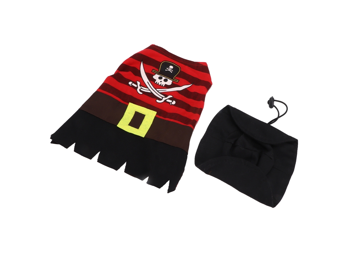 2026altiro-traje De Pirata Para Mascotas Lavable A Máquina Para Perros Y Gatitos De Halloween