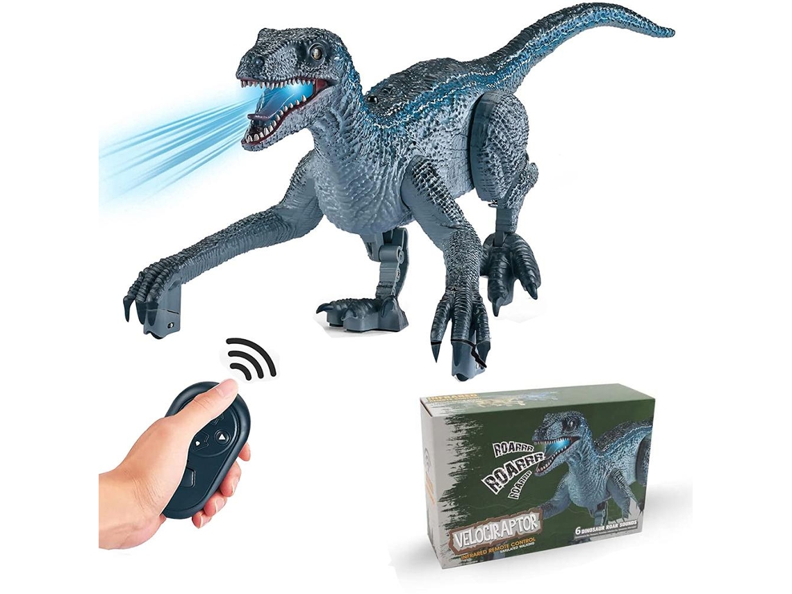 2026 Juguetes De Dinosaurio Control Remoto Para Niños Dinosaurio Eléctrico Con Caminata 360 Grados Sonido Rugido Moviendo Cabeza Y Cola