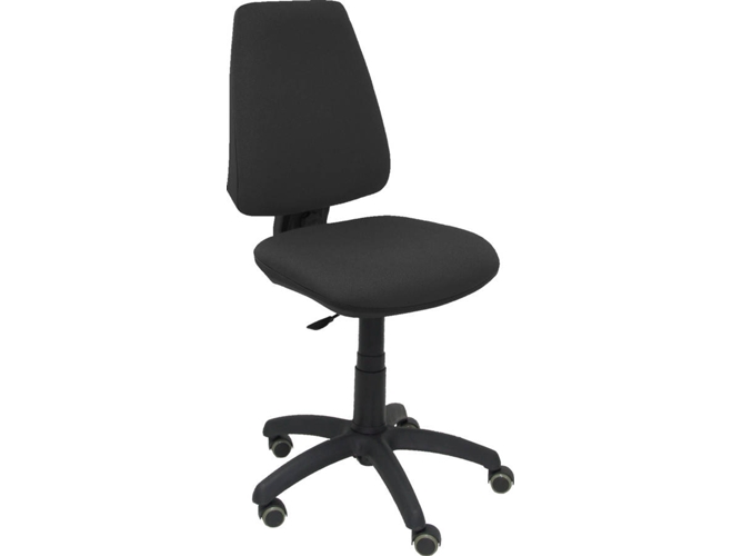 Silla de Escritorio Operativa PYC Elche CP Negro RP con ruedas antiarañazos (Sin Brazos - Tejido)