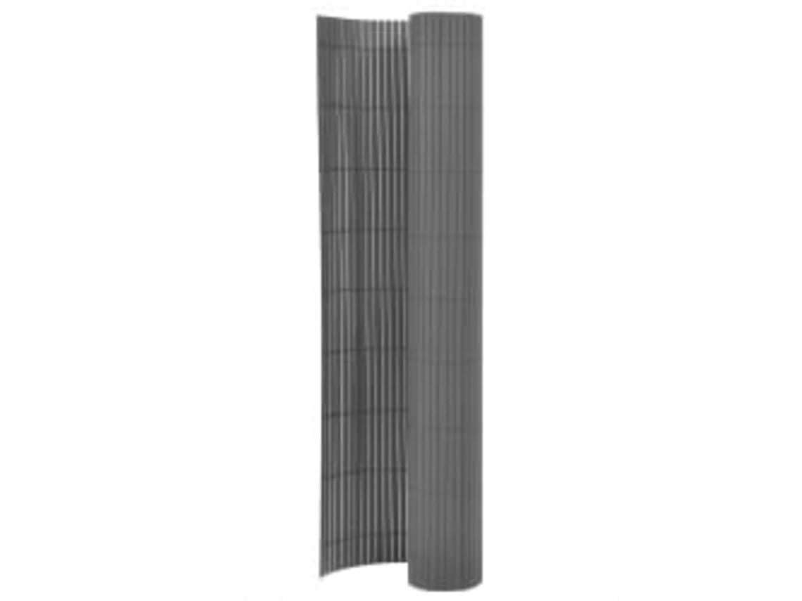Panel de valla VIDAXL Gris PVC (110 x 500 cm)