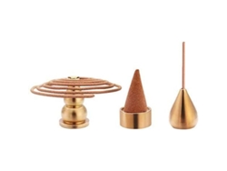 Porta Incienso De Metal, 3 Estilos: Cono, Espiral Y Varilla, Para El Hogar, Yoga Y Como Regalo.
