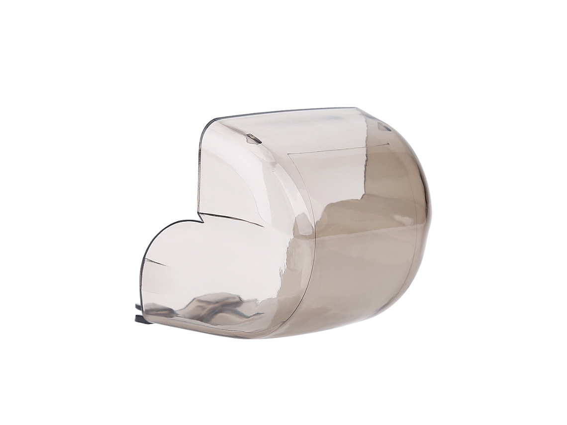 Protector De Lente De Cámara Para Gimbal, Capucha Y Tapa Para Drone Dji Spark Quadricóptero (negro Transparente)