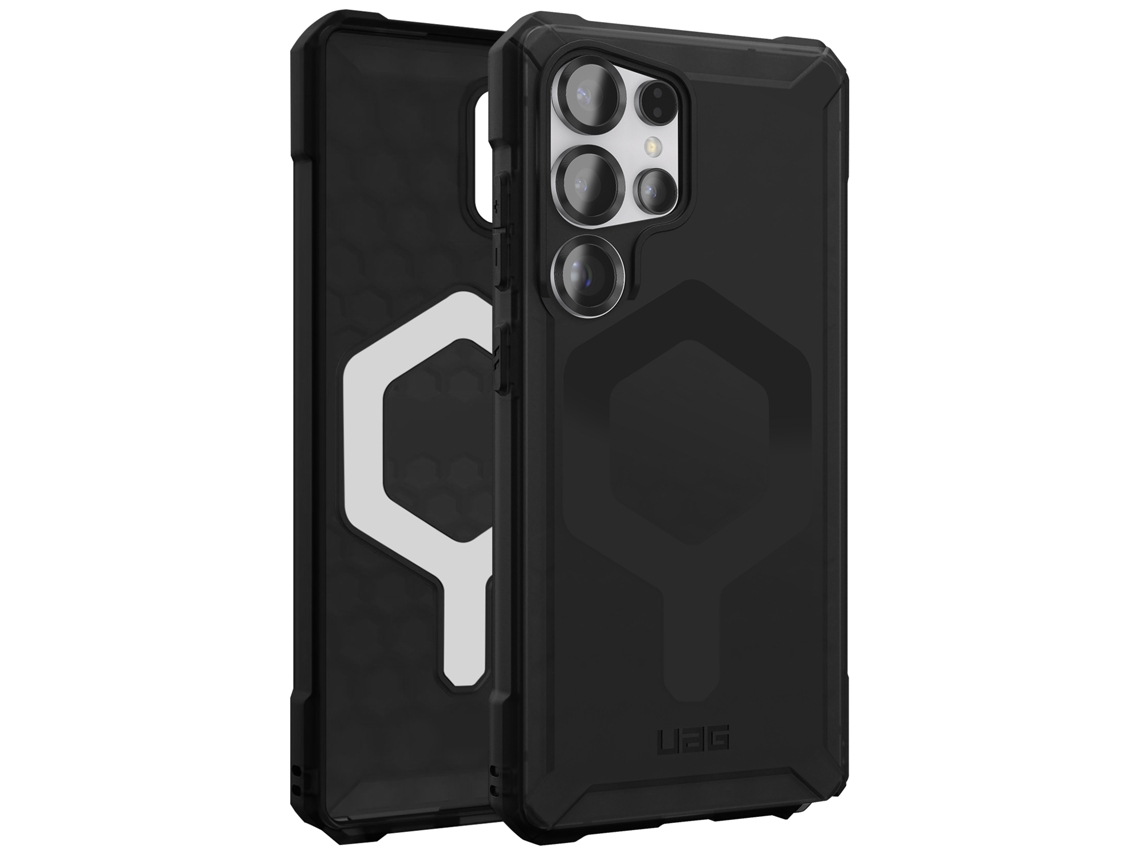 Funda Ultra Essential Armor Panal Para Samsung Galaxy S25 Ultra Uag Silicona Negro