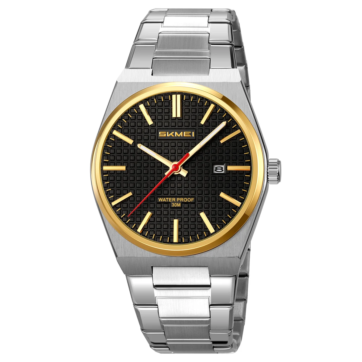 Reloj De Pulsera Con Movimiento De Cuarzo, Para Hombre Y Mujer, Con Indicador De Fecha, Elegante Y Resistente Al Agua.
