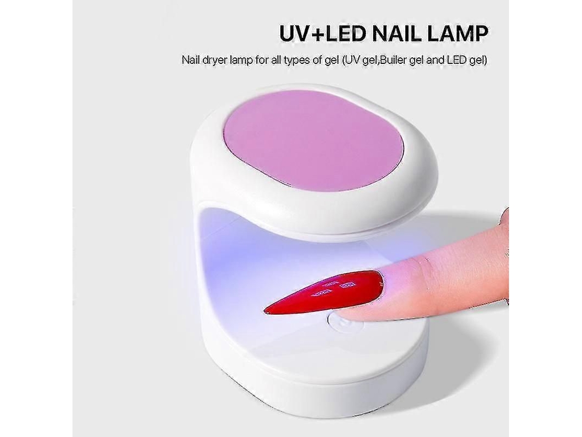 Mini lámpara UV para uñas de gel, innovadora lámpara de uñas de 16 W, LED portátil, secador profesional, arte GOKOCO