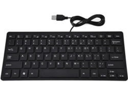 Teclado Usb Con Cable Ultradelgado De 78 Teclas Con Transmisión Estable Y Ángulo Ajustable.
