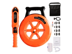 Detector de obstrucciones de tuberías con cable de 30 m y sondas Tekmaquinas