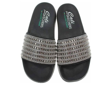 Chanclas Mujer SKECHERS Pop Ups Negro (Tam: 40)