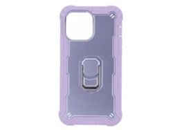 Capa De Armadura Com Suporte Para Iphone 13 Pro Max Case Anti-deslizante Proteção Tpu+pc Roxa