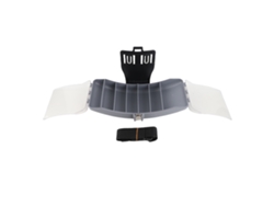 Caja De Pesca Portátil De Plástico Con Asa Para La Cintura, 7 Compartimentos, Para Guardar Señuelos Y Herramientas De Pesca, Color Gris.