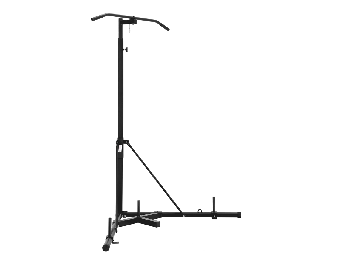 Soporte para saco de boxeo Succebuy con estructura de acero de 118 x 118 x 232 cm para gimnasio