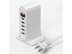 Concentrador De Carga Usb De 5 Puertos, Estación De Carga Multi-usb Para Escritorio, Pared O Hogar.