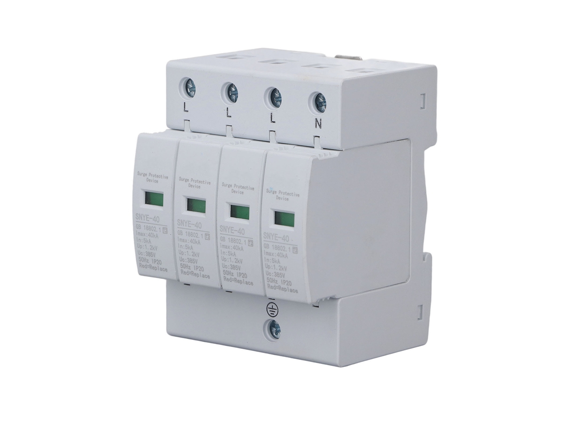 Protector Contra Sobretensiones, Respuesta Rápida, Gran Capacidad, Resistente Al Fuego, 4 Polos, 385 V