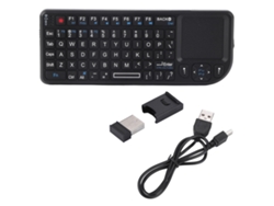 Teclado Sem Fio 2.4ghz Com Touchpad Rechargeable Ultra Mini Fino Usb Backlit Para Ps3/4 Xbox 360