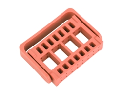 Soporte Ligero De 16 Orificios Para Brocas Dentales Y De Uñas Para Manicura Y Taller De Herramientas - Marrón