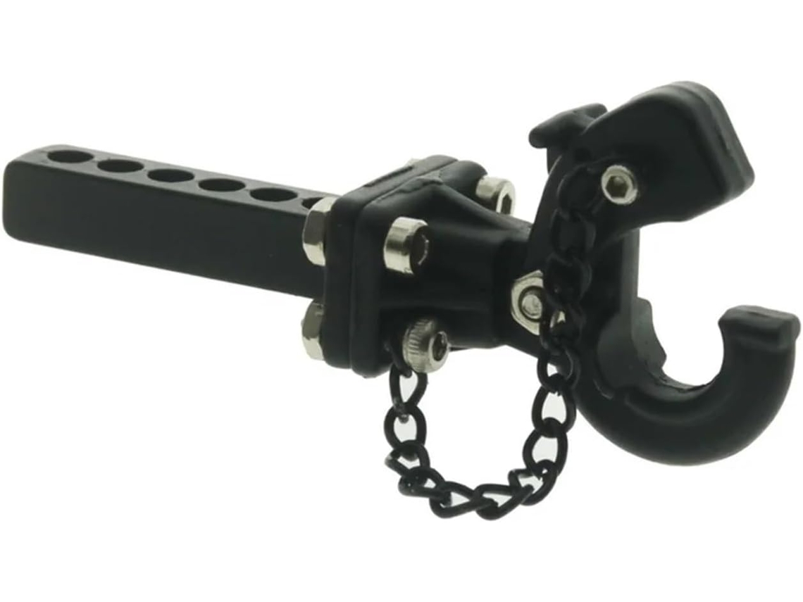 Gancho De Remolque Receptor De Enganche De Metal Completo 1/10 (negro)