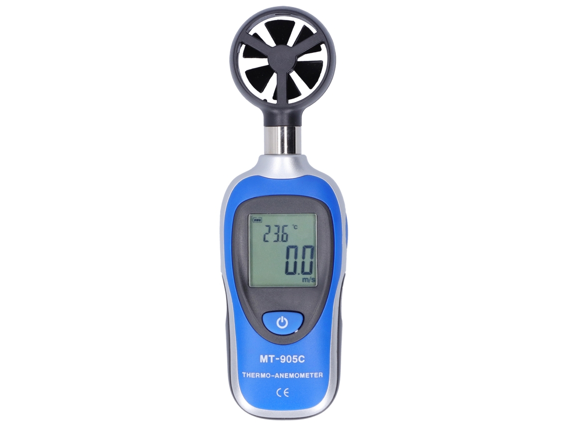 Anemômetro Digital Lcd Mt905c Portátil Mini Medidor De Velocidade Do Vento Instrumento De Inspeção