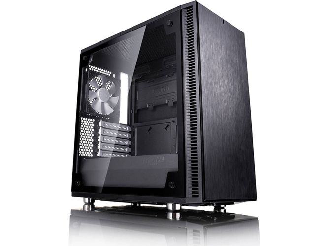 Caja PC FRACTAL DESIGN Define Mini C TG (Mini ATX Tower - Negro)