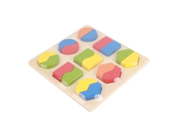 Juguete Educativo De Madera Con Formas Geométricas Para Bebés Y Niños En Edad Preescolar.