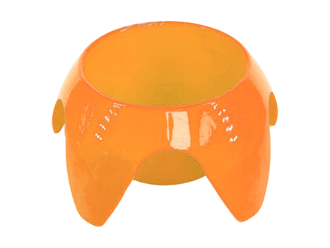 Portavasos Multifuncional De Plástico Para La Playa, Ideal Para Bebidas, Aperitivos, Vasos Y Teléfonos Móviles - Naranja